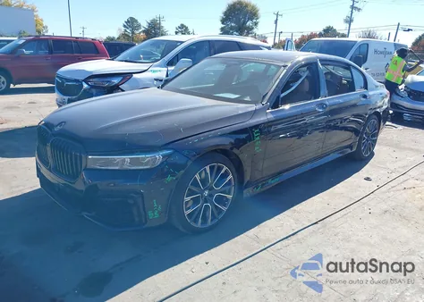 2022 BMW 750 I xDrive из США, поврежденный, VIN WBA7U2C01NCJ60112